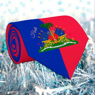Haitian Flag & Haiti business, patriot / fashion Tie
