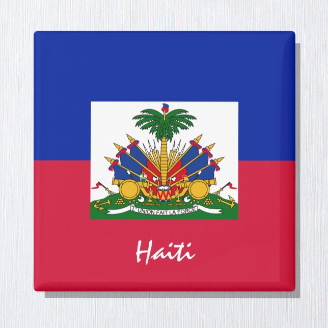 Haitian flag & Haiti - holiday/sports fans Magnet (Creator Uploaded)