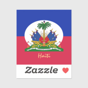 Haitian Flag & Haiti stickers, country /sports