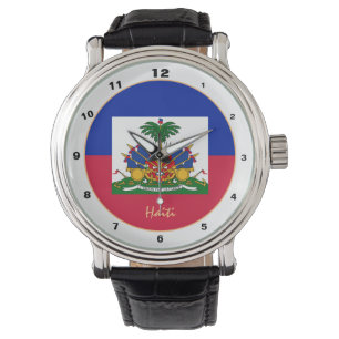Haitian Flag & Haiti trendy fashion /design watch
