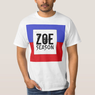 Haitian Flag Zoe Season T-Shirt