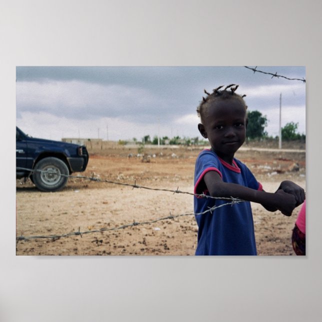 Haitian Girl in the Dominican Republic Poster (Front)