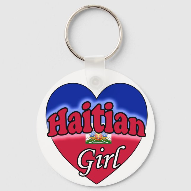 Haitian Girl Key Ring (Front)