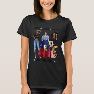 Haitian Niece From Haiti Fierce Brave Black Latina T-Shirt
