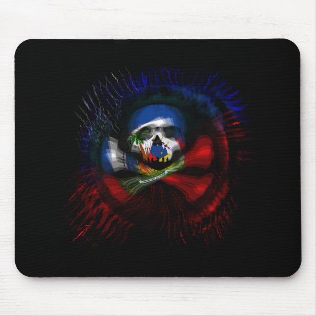 Haitian Pirate Flag Mouse Pad (Front)
