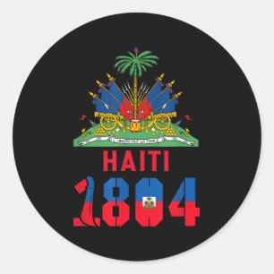 Haitian Revolution 1804 Flag Classic Round Sticker