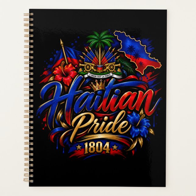 Haitian Vibes | Haitian Pride 1804 Planner (Front)