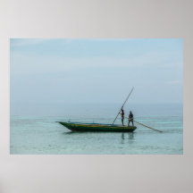 Haitians on the rustic boat - Cocoyer Beach 2018