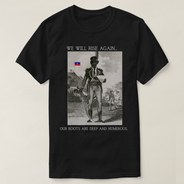 Haiti's Vintage groomed  T-Shirt (Design Front)