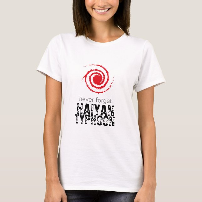 Haiyan Typhoon T-Shirt (Front)