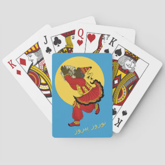 Haji Firooz Blue Sky Eid e Norooz Playing Cards