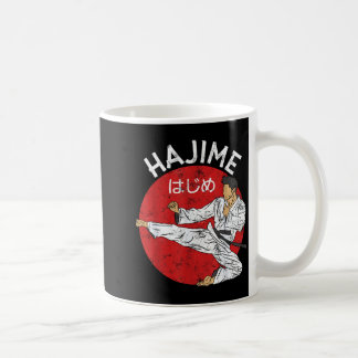 Hajime Japanese Culture Martial Arts Wrestling Coffee Mug