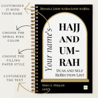 Hajj and Umrah Duas and Self Reflection Pocketbook
