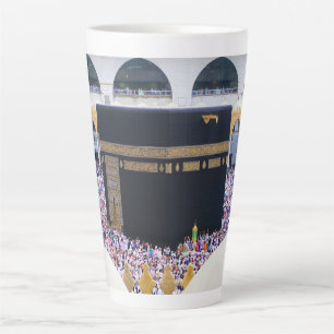 Hajj Kaaba Mecca Muslim Arafa pilgrimage Umrah God Latte Mug