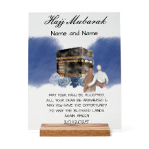 Hajj Mubarak acrylic