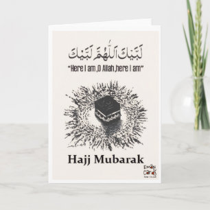 Hajj Mubarak Card