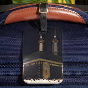 Hajj Pilgrims at Fajr, Kaaba, Mecca, Saudi Arabia Luggage Tag