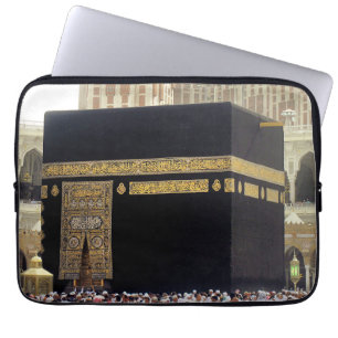 Hajj Pilgrims at the Kaaba, Mecca, Saudi Arabia Laptop Sleeve
