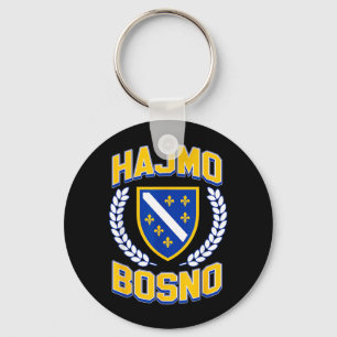Hajmo Bosno Bosnian Flag Bosnia Bih Bosna Key Ring