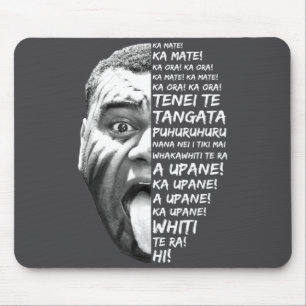Haka New Zealand Maori New Zealand Fans Rugby Mouse Pad