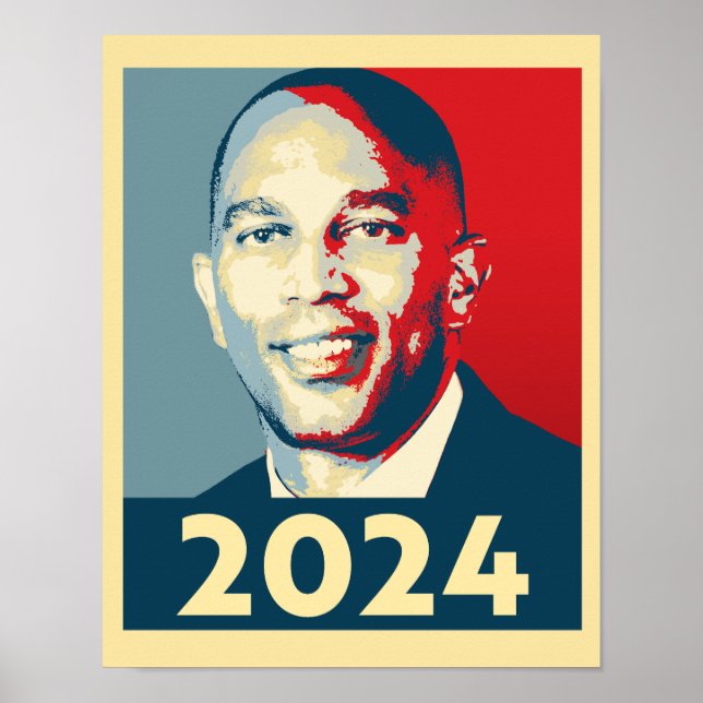 Hakeem Jeffries 2024 Card Poster (Front)