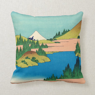 Hakone Lake in Sagami Province Cushion