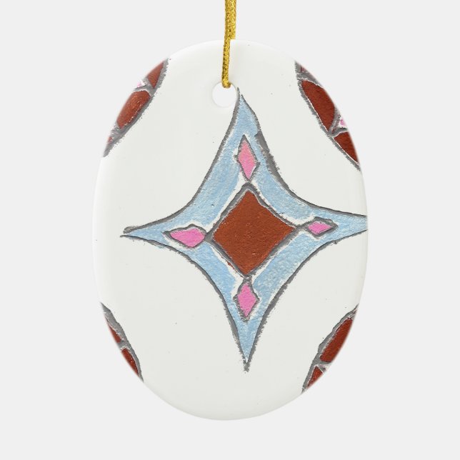 HAKU hakuna matata (1).png Ceramic Tree Decoration (Front)