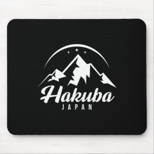 Hakuba Japan Ski Resort Skiing Snowboarding Mouse Pad