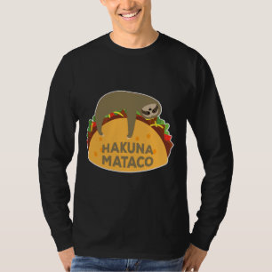 Hakuna Mataco Funny Cinco De Mayo Sloth Taco Kids T-Shirt