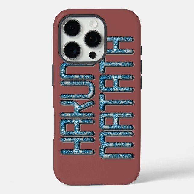 Hakuna Matata 3D Art Print Case-Mate iPhone Case (Back)