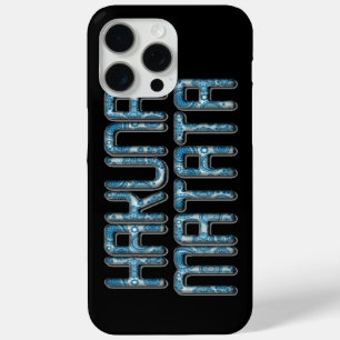 Hakuna Matata 3D Art Print iPhone 15 Pro Max Case