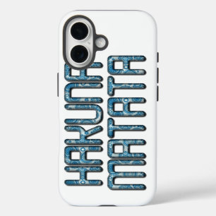 Hakuna Matata 3D Art Print iPhone 16 Case