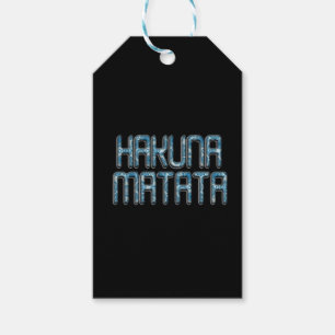 Hakuna Matata 3D Art Print Gift Tags