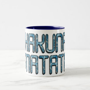 Hakuna Matata 3D Art Print Two-Tone Coffee Mug