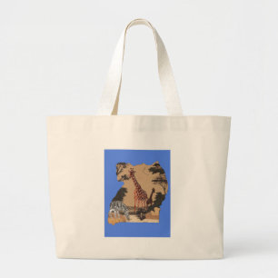 Hakuna Matata African Animals Pride lands.png Large Tote Bag