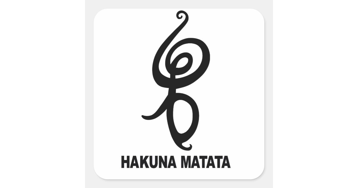 Symbole Hakuna Matatanull