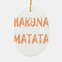 Hakuna Matata – African Tribal Text Art