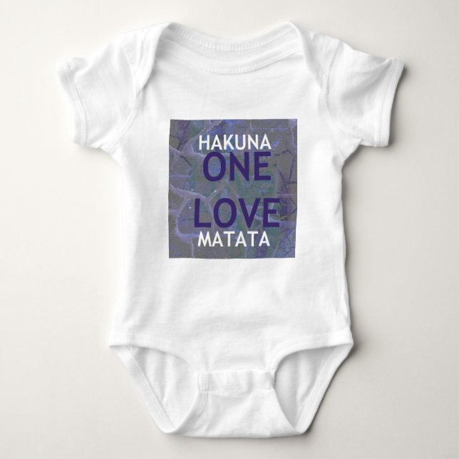 HAKUNA MATATA BABY BODYSUIT (Front)
