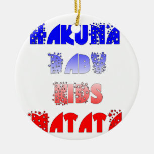 Hakuna Matata Baby & Kids: French Colour Design Ceramic Tree Decoration