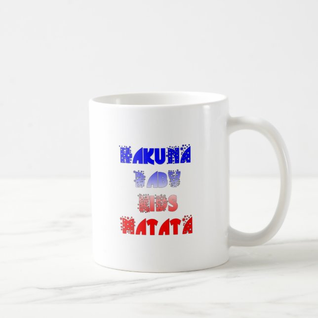 Hakuna Matata Baby & Kids: French Colour Design Coffee Mug (Right)