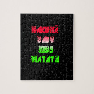 Hakuna Matata Baby Kids Gifts  amazing  colour des Jigsaw Puzzle