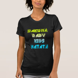 Hakuna Matata Baby Kids Happy Colours Art Print De T-Shirt