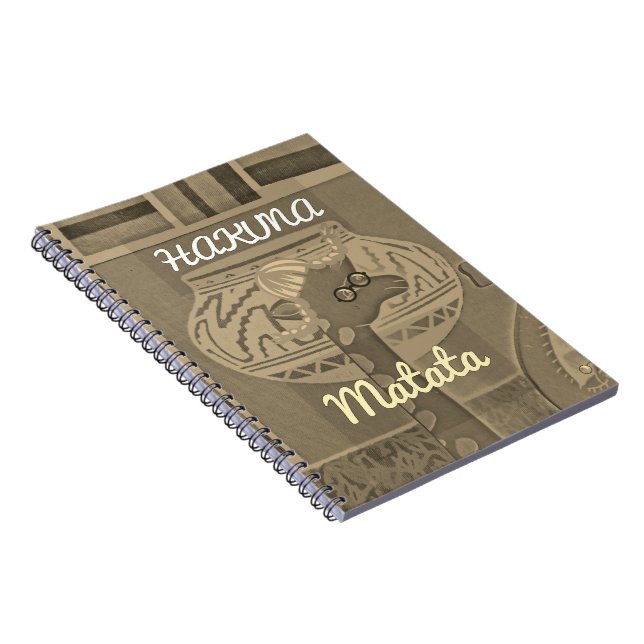 Hakuna Matata Back To School Giraffe Colours Notebook (Right Side)