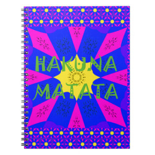 Hakuna Matata Beautiful Amazing Design Colours Notebook
