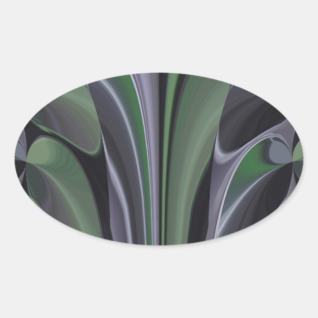 Hakuna Matata Beautiful ECO Friendly Graphics Oval Sticker (Front)