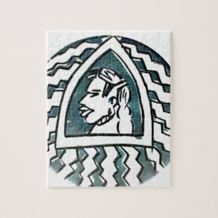 Hakuna Matata Blue Triangle Style.png Jigsaw Puzzle