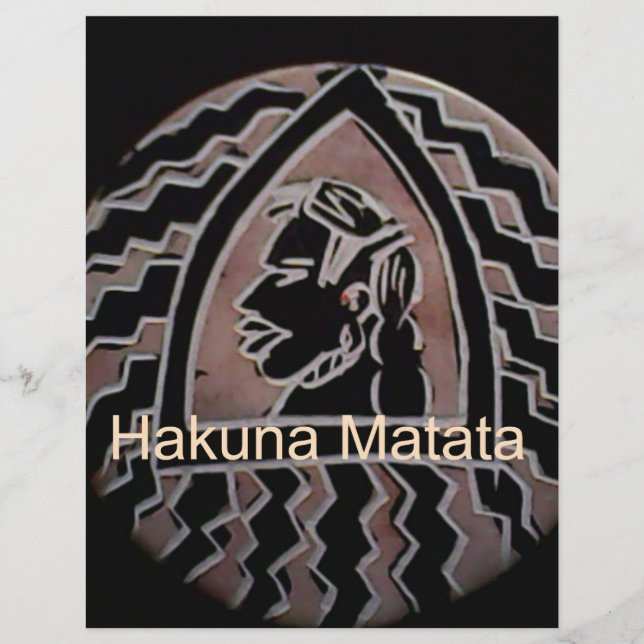 Hakuna Matata Bongo Flavour. (Front)