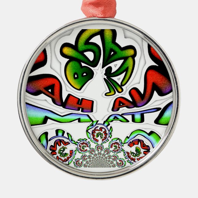 Hakuna Matata Brazil Gift Metal Tree Decoration (Front)