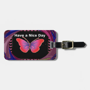 "Hakuna Matata Butterfly" Inspirational - Nice Day Luggage Tag