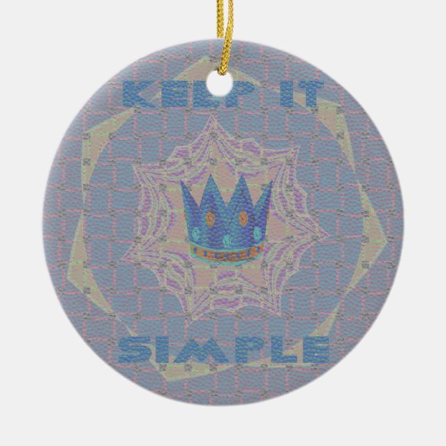 Hakuna matata ceramic tree decoration (Front)